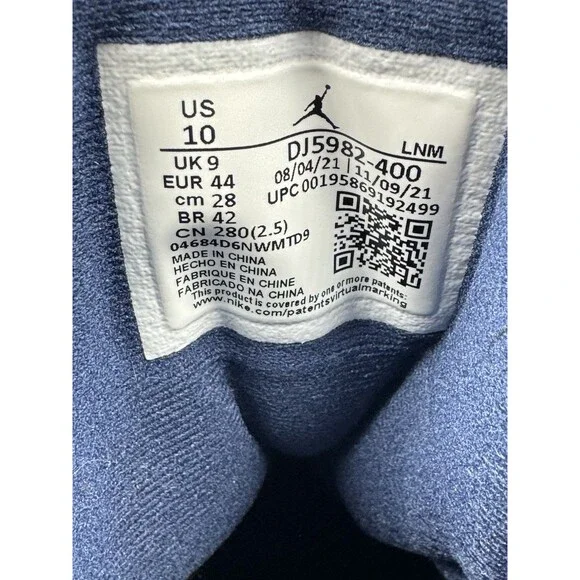 Size 10 - Jordan 13 Retro Navy 2021DJ5982-400 - Picture 3 of 16